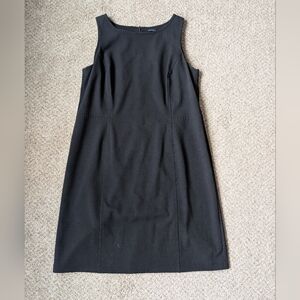 Vintage Black Sleeveless Shift Dress